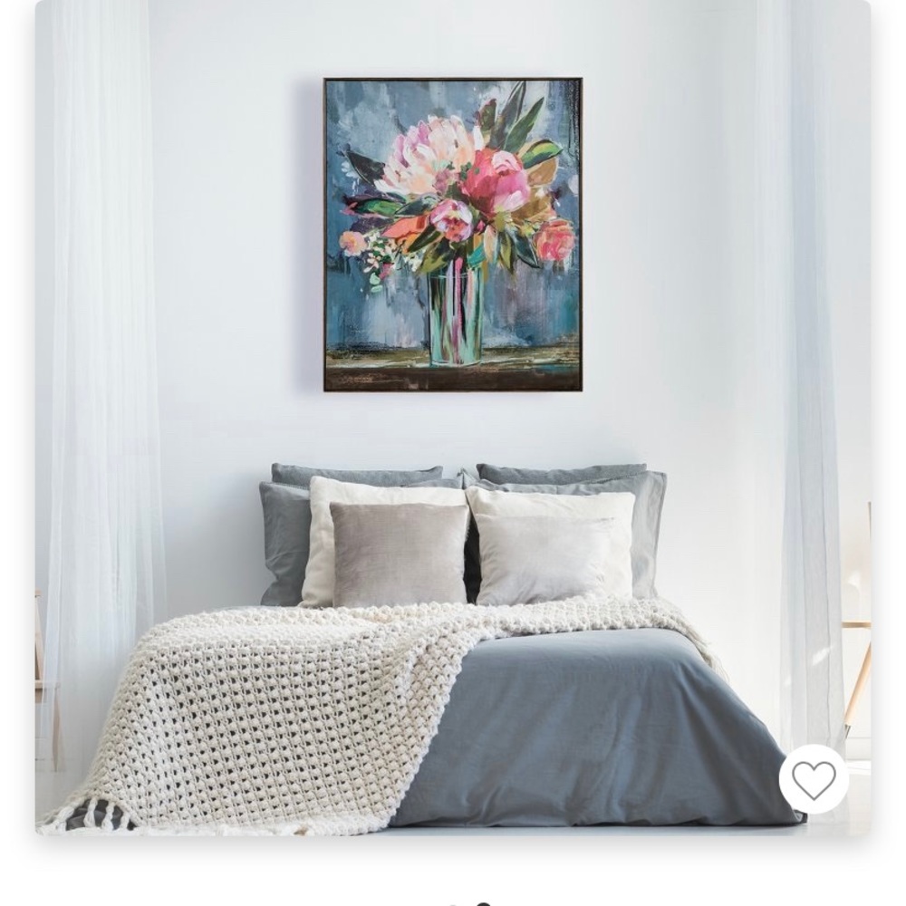 36 by 30 canvas in wood frame